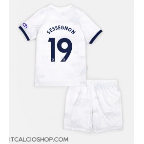 Tottenham Hotspur Ryan Sessegnon #19 Prima Maglia Bambino 2023-24 Manica Corta (+ Pantaloni corti)